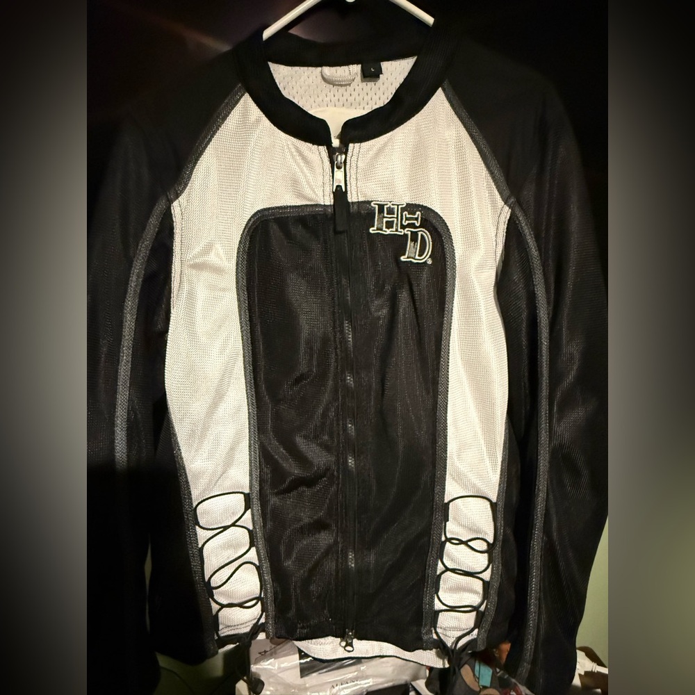 Black And White Women’s Harley Jacket